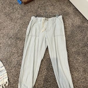 American eagle Tomgirl striped joggers